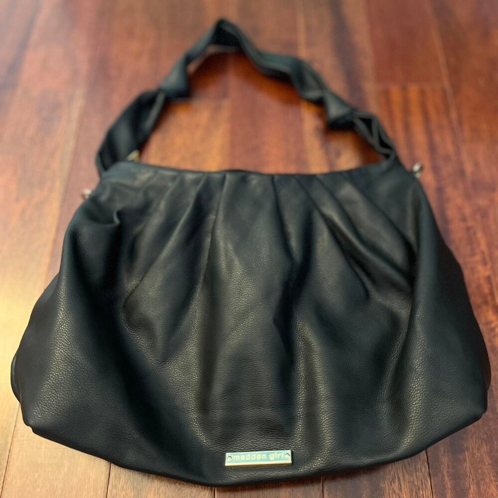 Madden Girl Black Hobo Bag - Picture 2 of 5